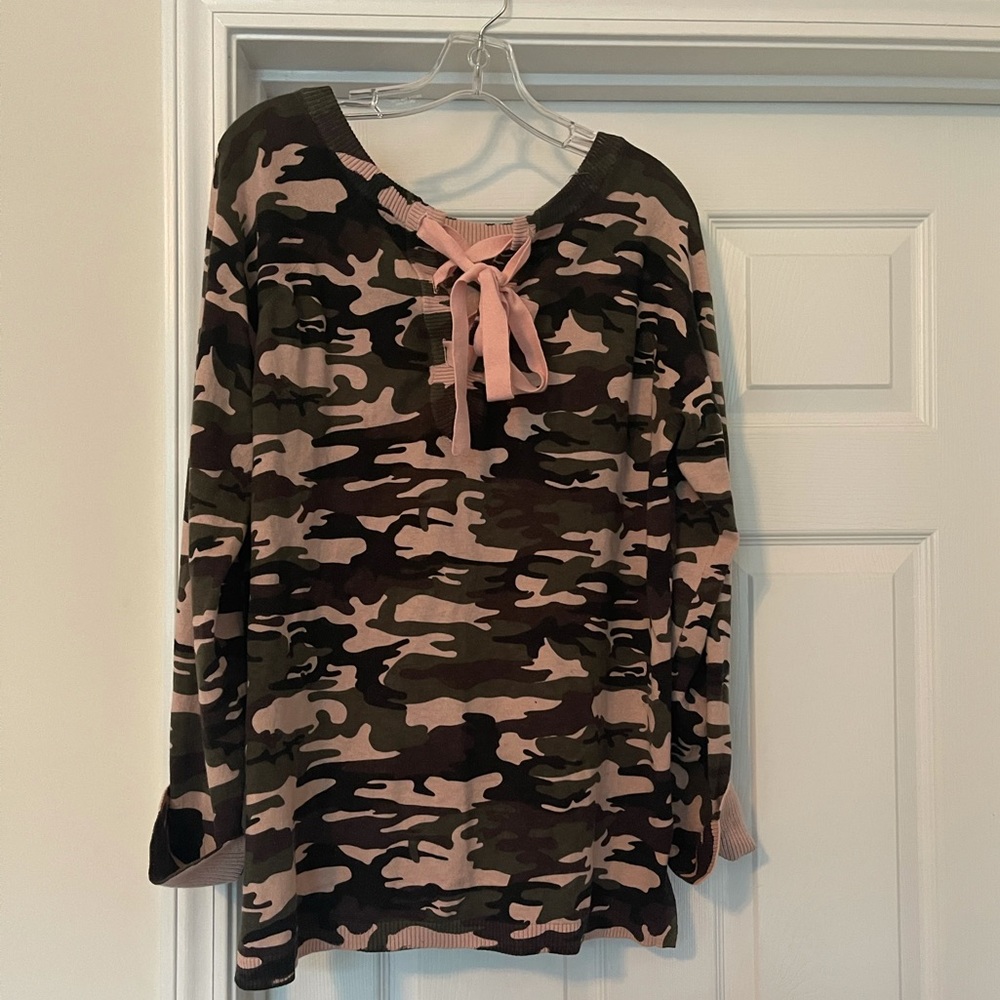 Sanctuary Camo Sweater - Picture 2 of 2
